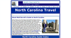 Desktop Screenshot of northcarolinatravels.com